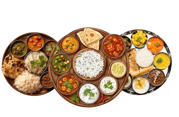 Traditional Indian Thali