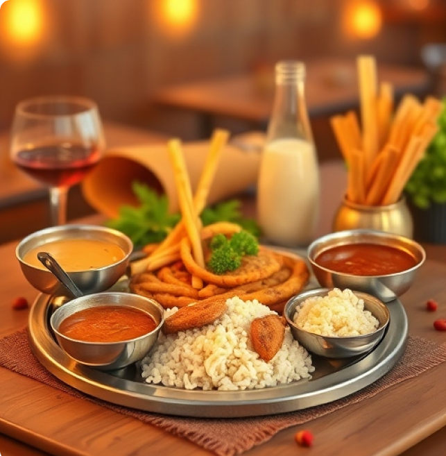 Indian thali